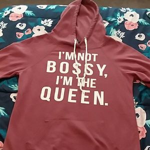 Burgendy/Brown hoodie